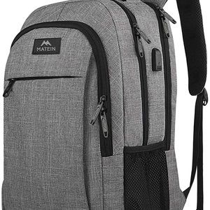 Travel Laptop Backpack, Business Anti Theft with USB Charging Port, Water Resist